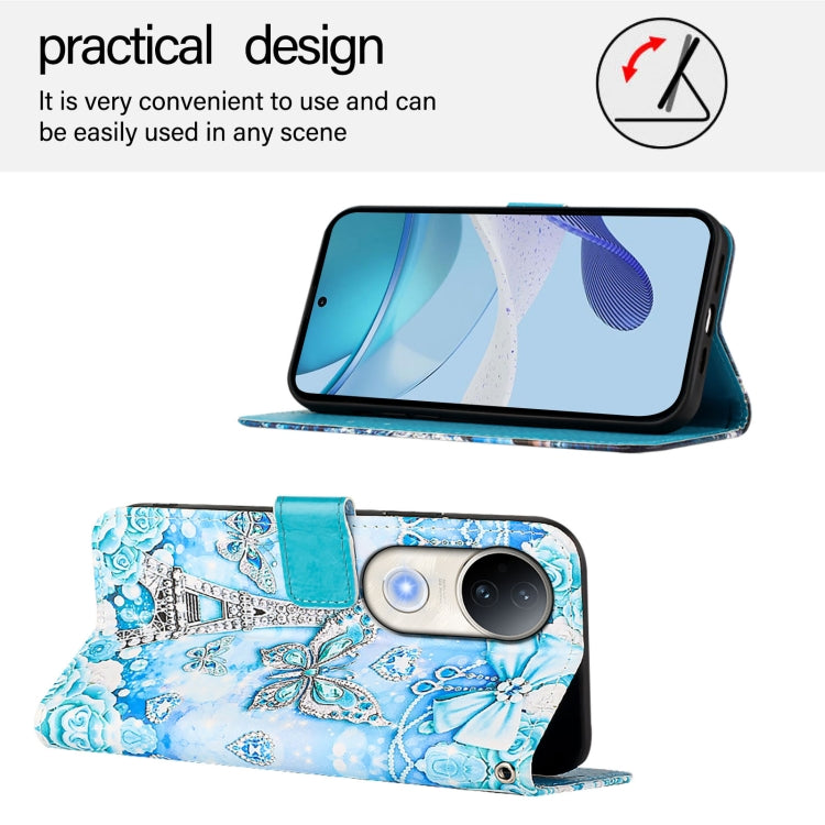 For vivo S20 Colored Drawing Pattern Plain Weave Leather Phone Case