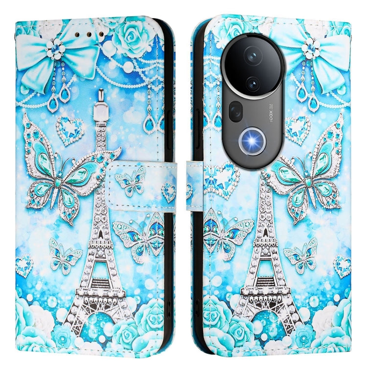 For vivo S20 Pro Colored Drawing Pattern Plain Weave Leather Phone Case