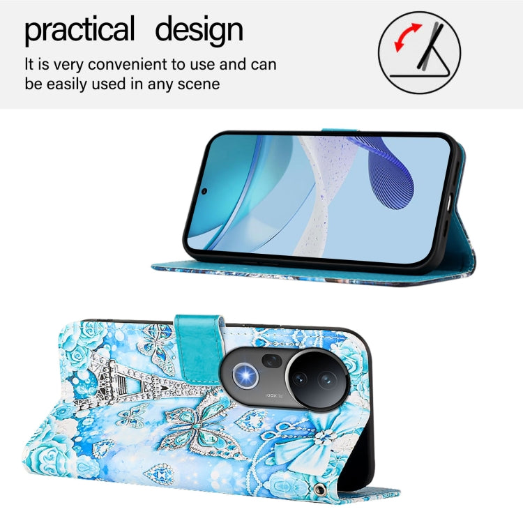 For vivo S20 Pro Colored Drawing Pattern Plain Weave Leather Phone Case