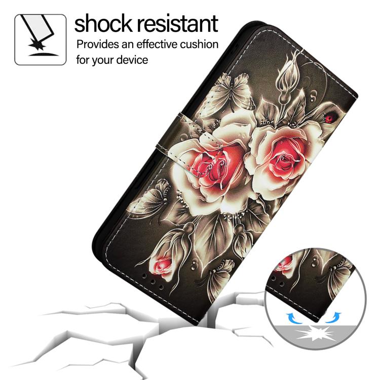 For vivo S30 Pro mini Colored Drawing Pattern Plain Weave Leather Phone Case