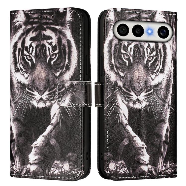 For vivo X300 FE 5G Russia / Zeiss Colored Drawing Pattern Plain Weave Leather Phone Case