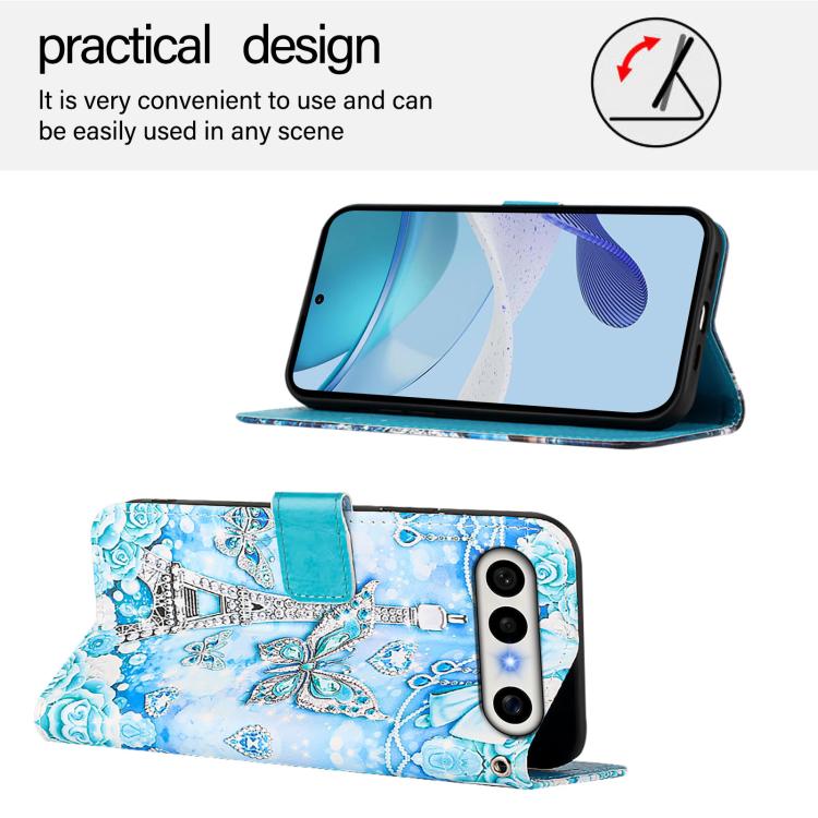 For vivo X300 FE 5G Russia / Zeiss Colored Drawing Pattern Plain Weave Leather Phone Case