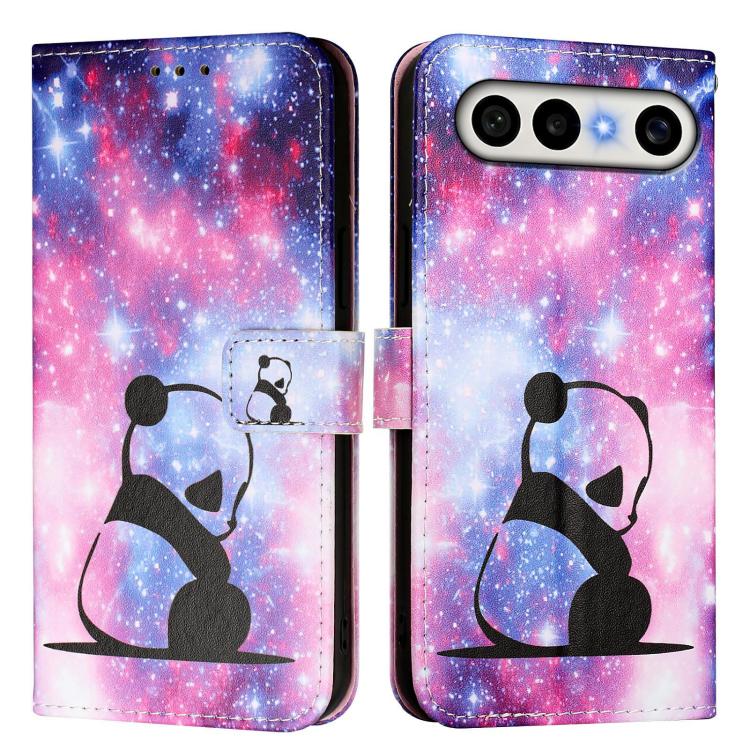 For vivo X300 FE 5G Russia / Zeiss Colored Drawing Pattern Plain Weave Leather Phone Case