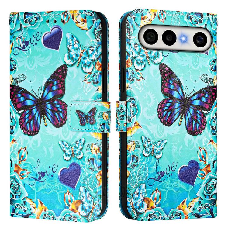 For vivo X300 FE 5G Russia / Zeiss Colored Drawing Pattern Plain Weave Leather Phone Case