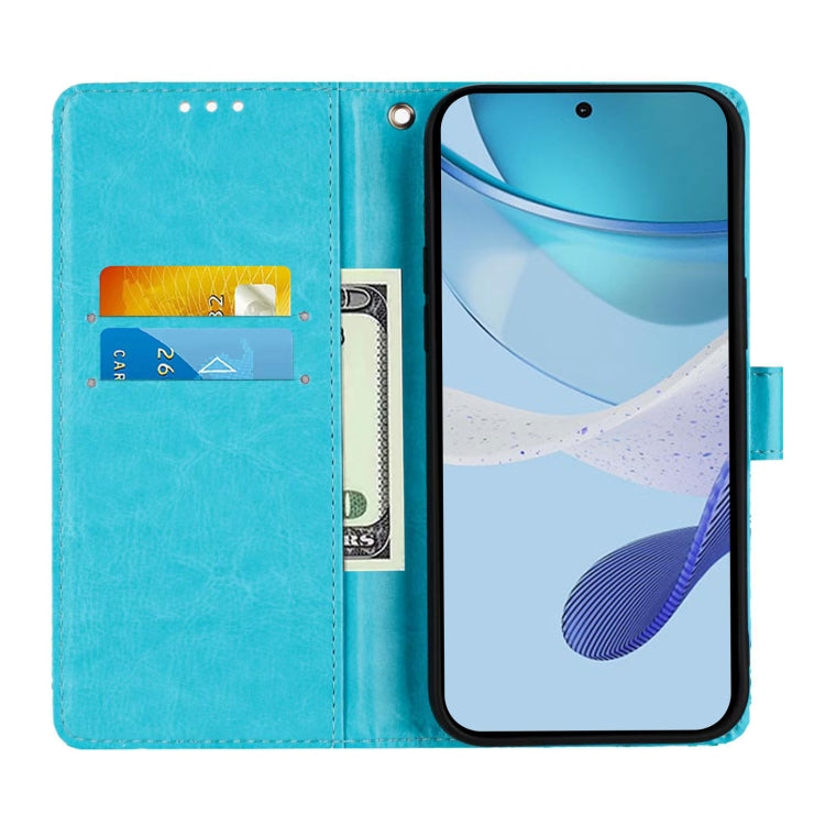 For Samsung Galaxy S24 FE 5G   Colored Drawing Pattern Plain Weave Leather Phone Case
