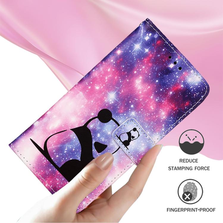 For Samsung Galaxy S26+ 5G Colored Drawing Pattern Plain Weave Leather Phone Case