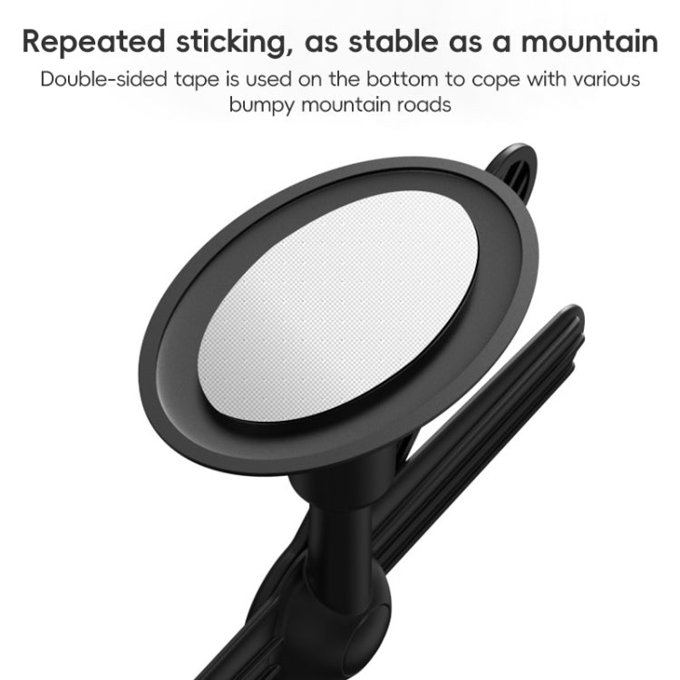 3R-2167 Creative Windmill Rotating Hidden Temporary Car Parking Card - Black
