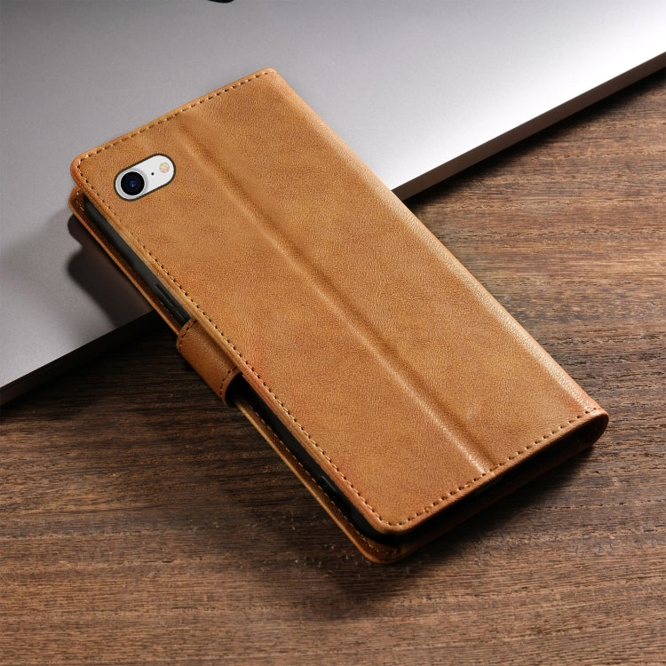 For iPhone 17e / 16e N.BEKUS CSJ-P1 Solid Color Leather Phone Case