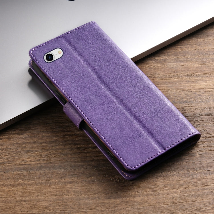 For iPhone 17e / 16e N.BEKUS CSJ-P1 Solid Color Leather Phone Case