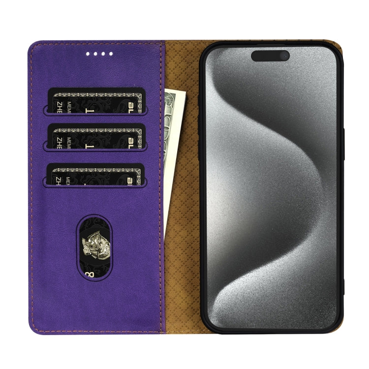 For iPhone 17e / 16e N.BEKUS CSJ-P1 Solid Color Leather Phone Case