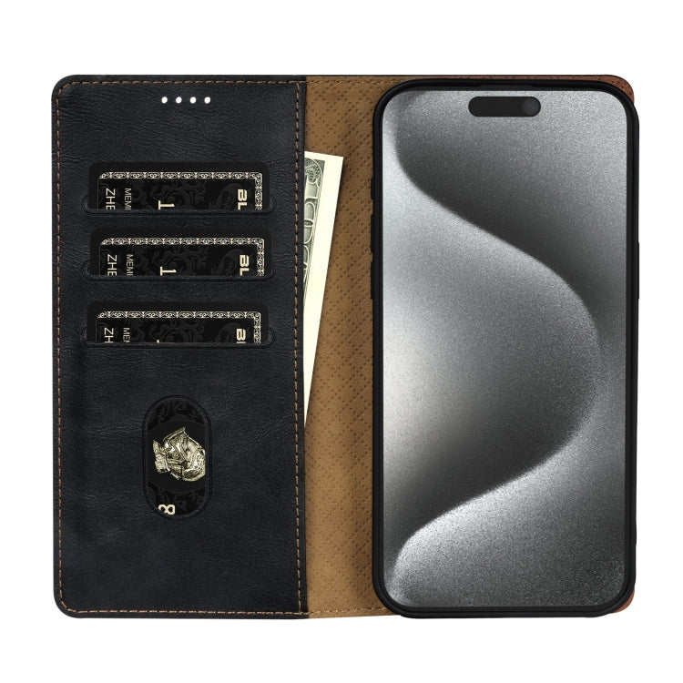 For iPhone 14 Pro N.BEKUS CSJ-P1 Solid Color Leather Phone Case