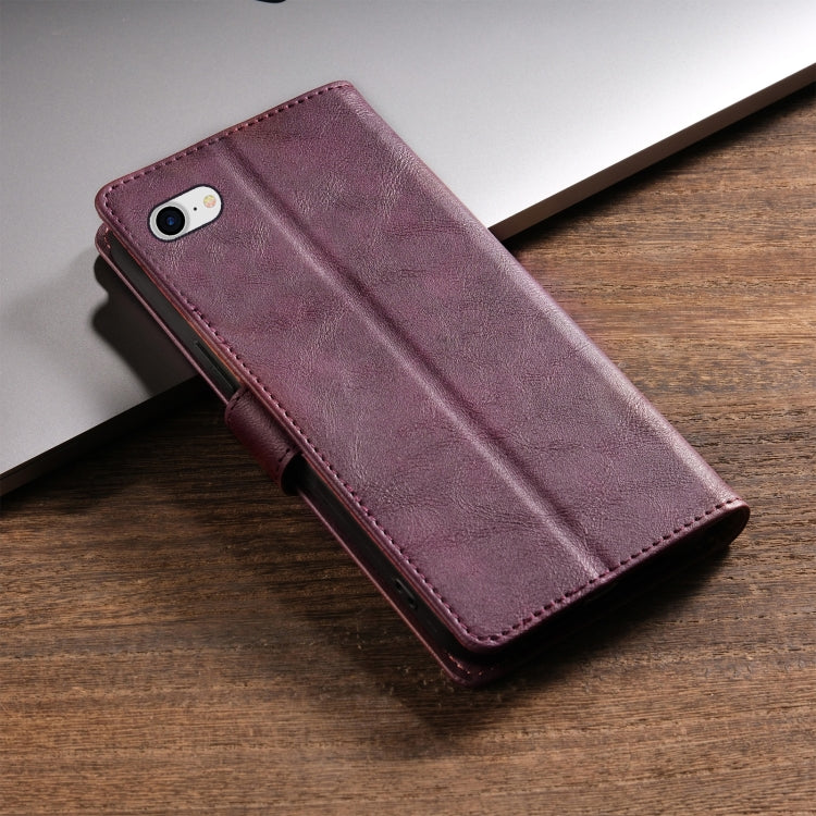 For iPhone SE 2022 / SE 2020 / 8 / 7 N.BEKUS CSJ-P1 Solid Color Leather Phone Case