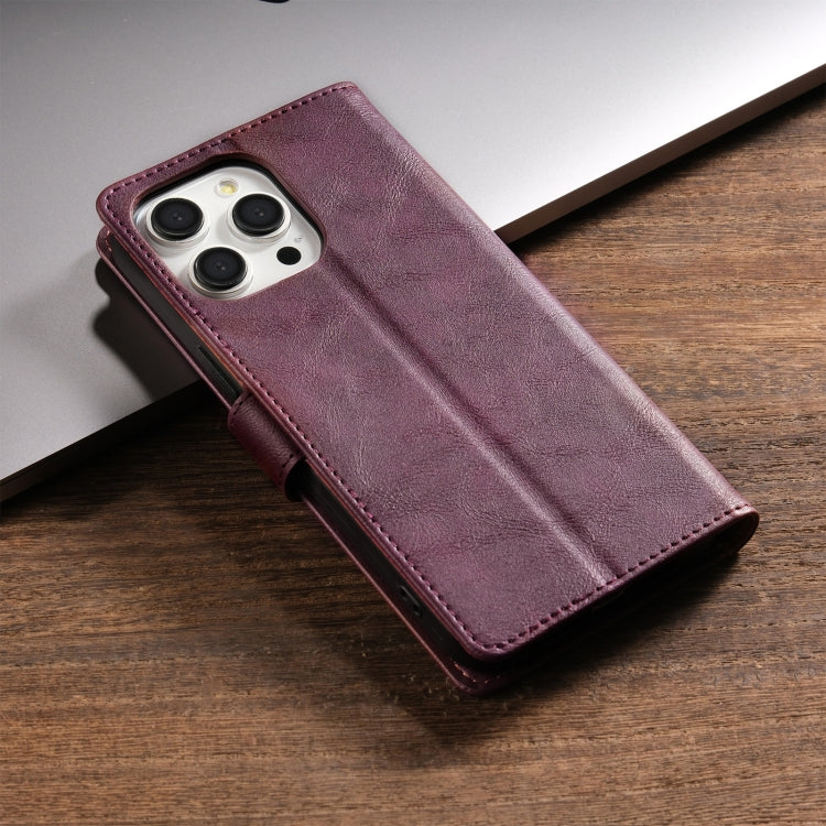 For iPhone 11 Pro Max N.BEKUS CSJ-P1 Solid Color Leather Phone Case
