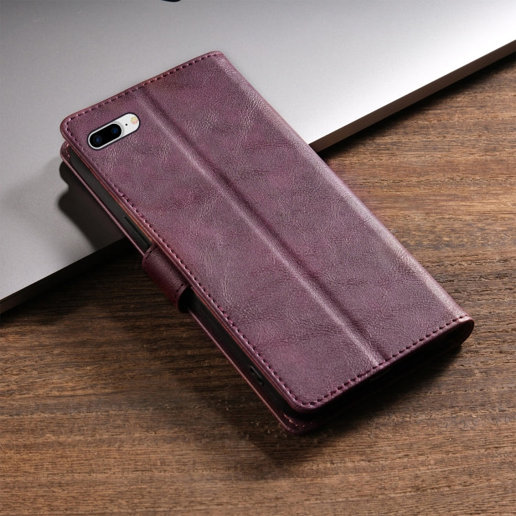 For iPhone 8 Plus / 7 Plus N.BEKUS CSJ-P1 Solid Color Leather Phone Case