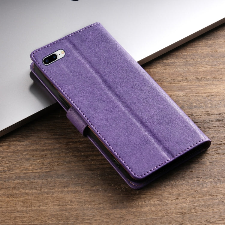 For iPhone 8 Plus / 7 Plus N.BEKUS CSJ-P1 Solid Color Leather Phone Case