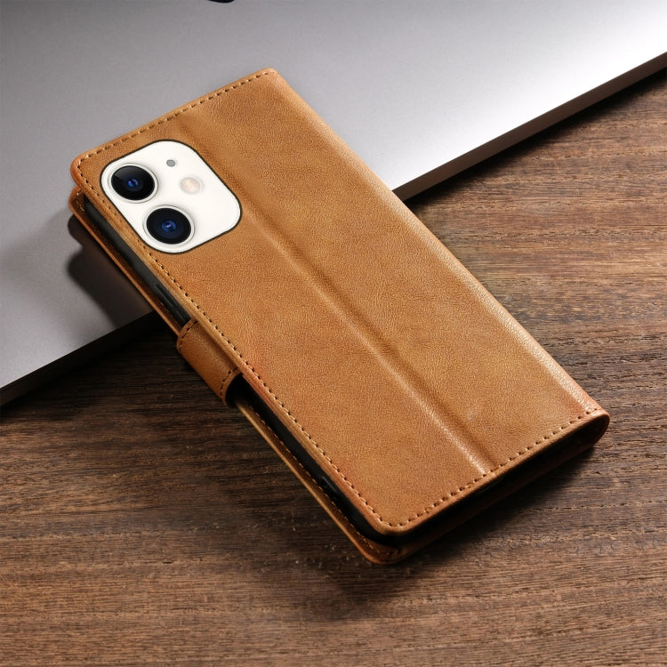 For iPhone 11 N.BEKUS CSJ-P1 Solid Color Leather Phone Case