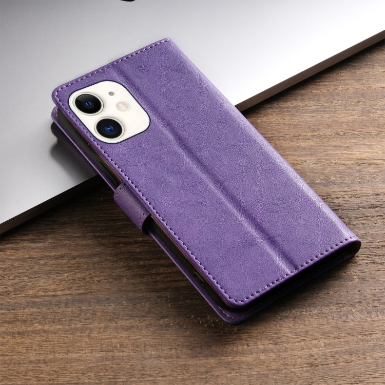 For iPhone 11 N.BEKUS CSJ-P1 Solid Color Leather Phone Case