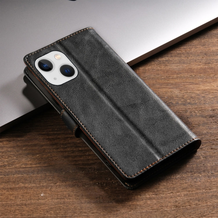 For iPhone 15 Plus N.BEKUS CSJ-P1 Solid Color Leather Phone Case