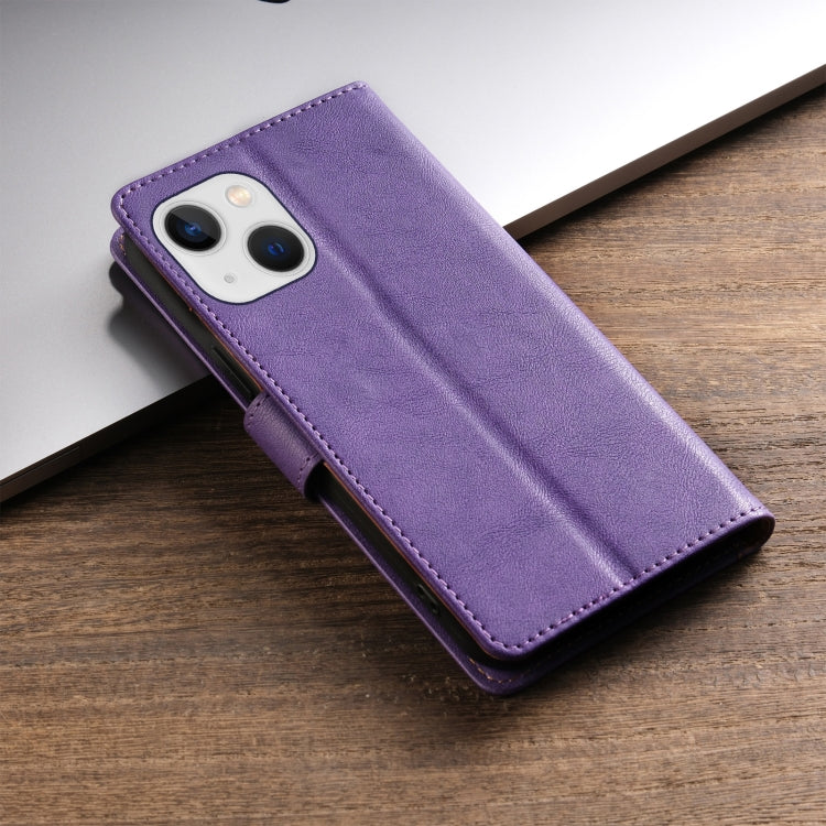 For iPhone 15 Plus N.BEKUS CSJ-P1 Solid Color Leather Phone Case