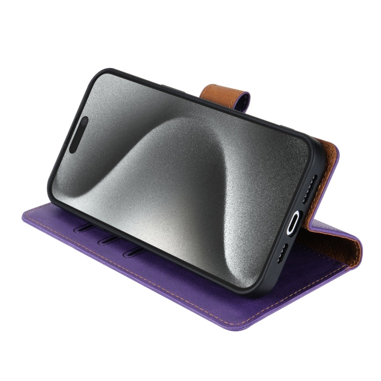 For iPhone XS Max N.BEKUS CSJ-P1 Solid Color Leather Phone Case