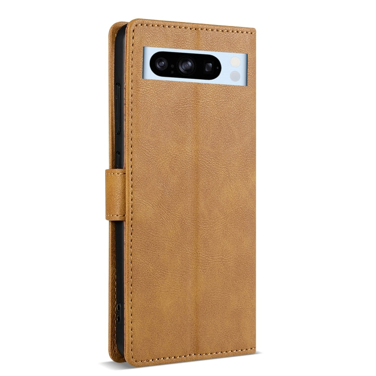 For Google Pixel 7a N.BEKUS CSJ-P1 Solid Color Leather Phone Case