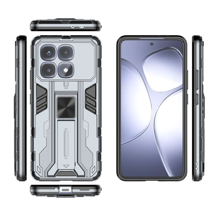 For Redmi K70 Ultra 5G Global Supersonic PC + TPU Holder Phone Case