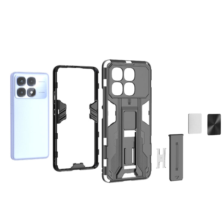 For Redmi K70 Ultra 5G Global Supersonic PC + TPU Holder Phone Case