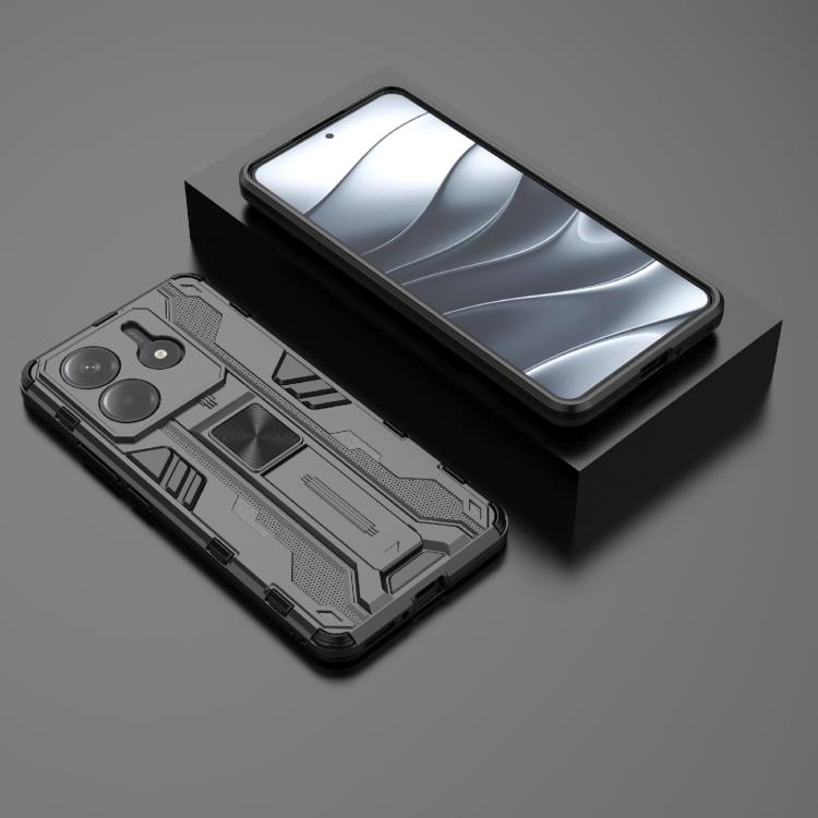 For Redmi Note 14 5G Supersonic PC + TPU Holder Phone Case