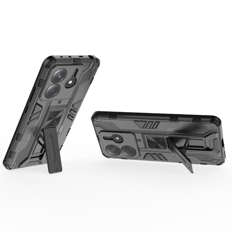 For Redmi Note 14 5G Supersonic PC + TPU Holder Phone Case