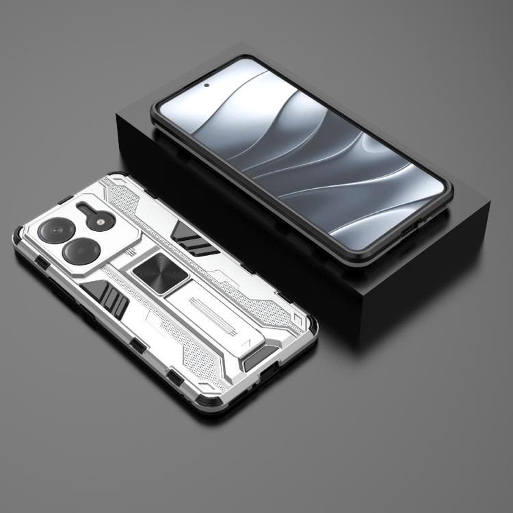 For Redmi Note 14 5G Supersonic PC + TPU Holder Phone Case