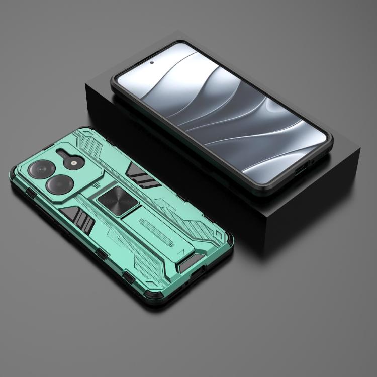 For Redmi Note 14 5G Supersonic PC + TPU Holder Phone Case