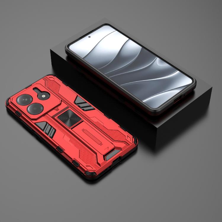For Redmi Note 14 5G Supersonic PC + TPU Holder Phone Case