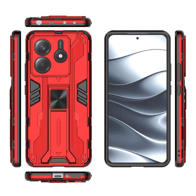 For Redmi Note 14 5G Supersonic PC + TPU Holder Phone Case