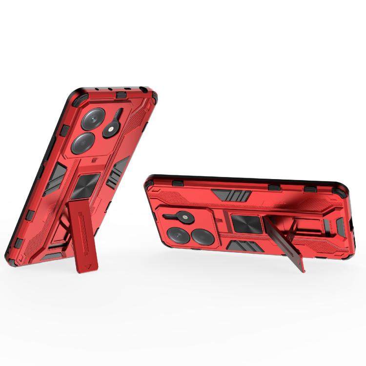 For Redmi Note 14 5G Supersonic PC + TPU Holder Phone Case
