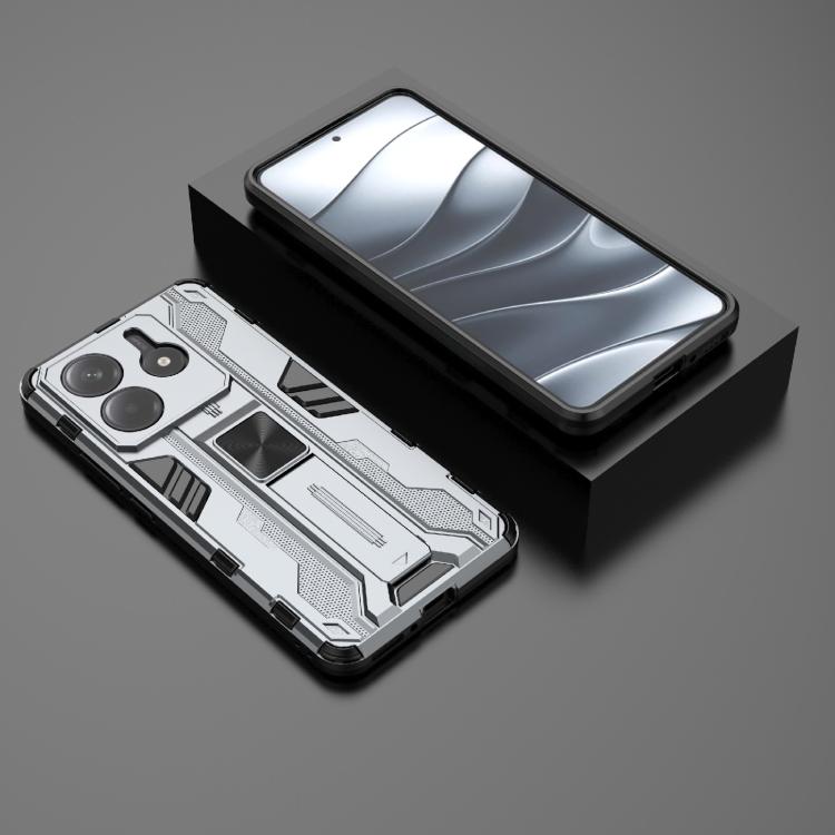 For Redmi Note 14 5G Supersonic PC + TPU Holder Phone Case