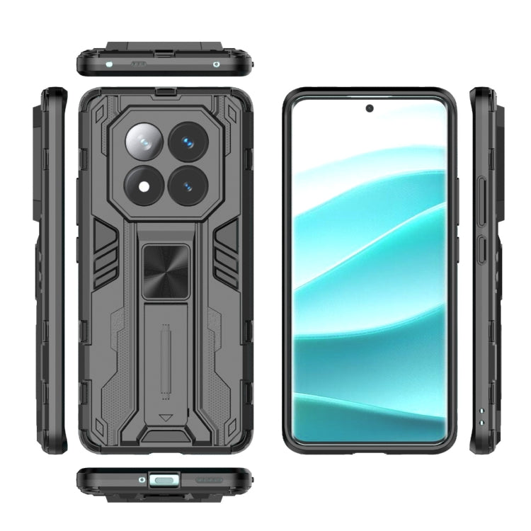 For Redmi Note 14 Pro+ 5G Supersonic PC + TPU Holder Phone Case