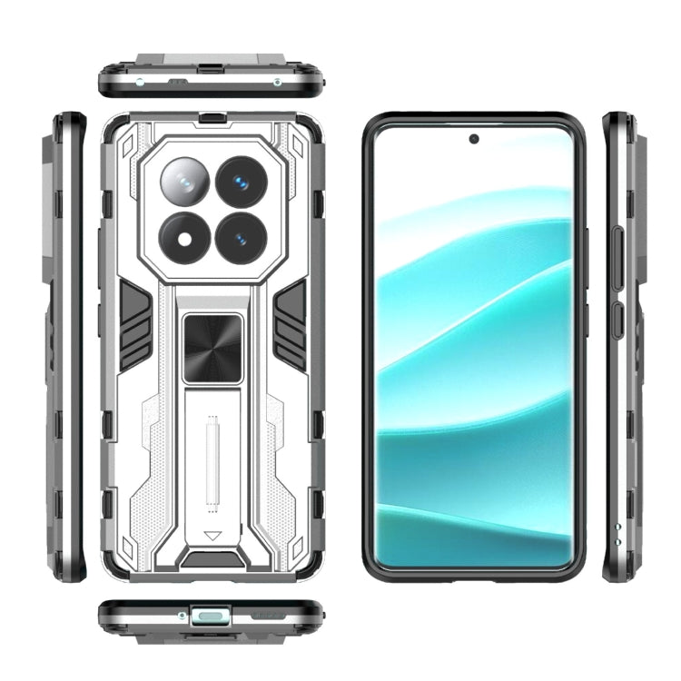 For Redmi Note 14 Pro+ 5G Supersonic PC + TPU Holder Phone Case