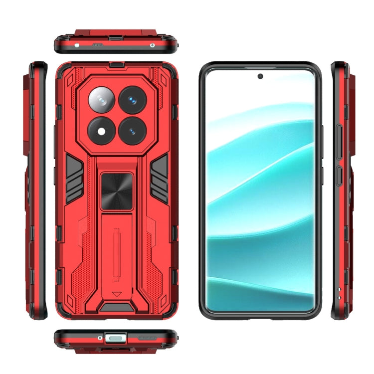 For Redmi Note 14 Pro+ 5G Supersonic PC + TPU Holder Phone Case