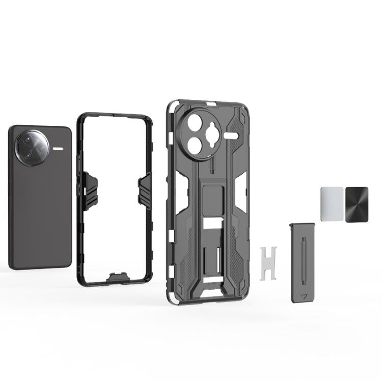 For Redmi K80 Pro Supersonic PC + TPU Holder Phone Case