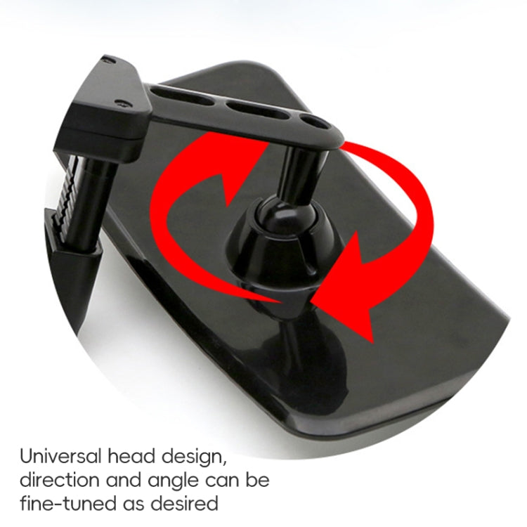 3R-2361 Car Auxiliary Rearview Side Mirror Wide Angle Interior Mirror - Black