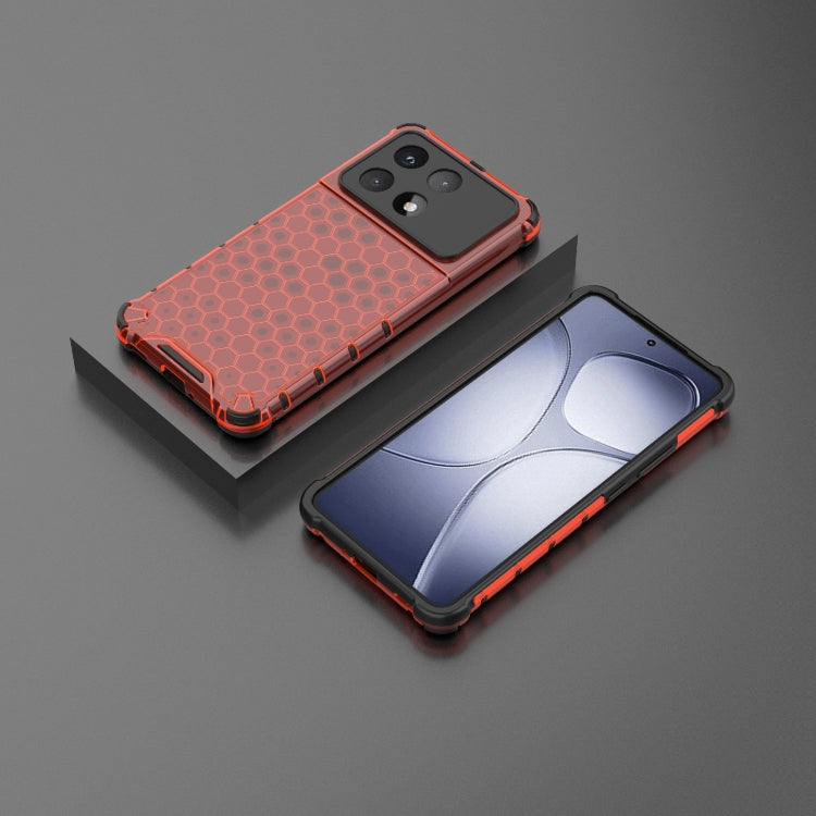 For Redmi K70 Ultra 5G Global Honeycomb Shockproof Phone Case