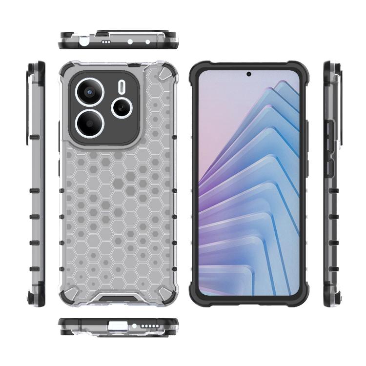 For Redmi Note 14 5G Honeycomb Shockproof Phone Case
