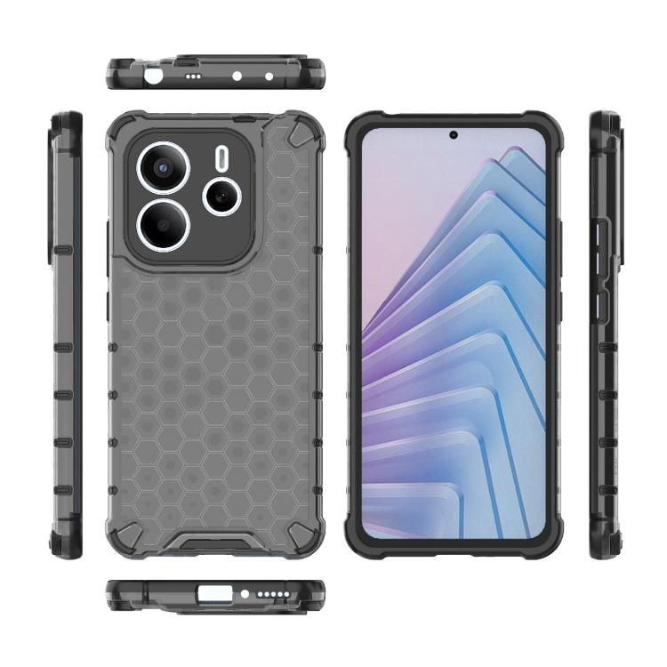 For Redmi Note 14 5G Honeycomb Shockproof Phone Case