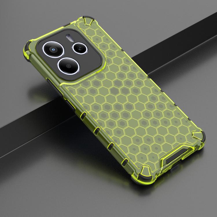 For Redmi Note 14 5G Honeycomb Shockproof Phone Case