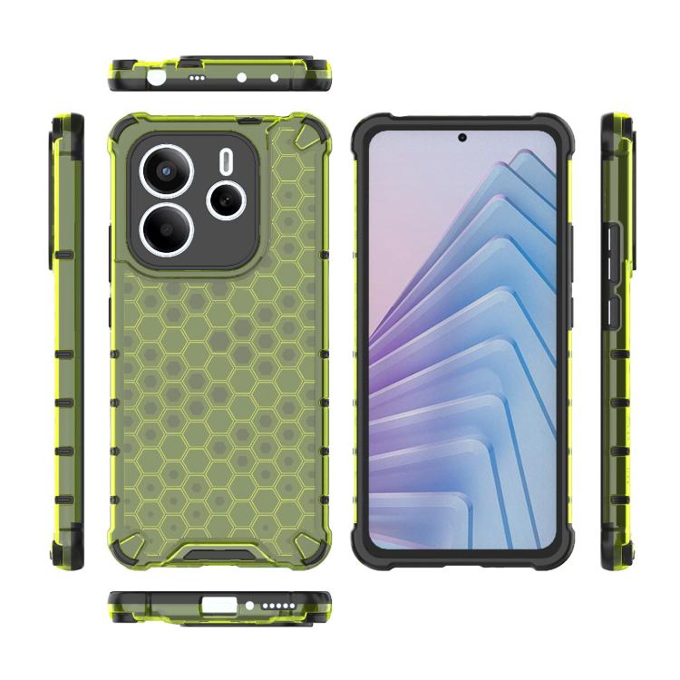 For Redmi Note 14 5G Honeycomb Shockproof Phone Case