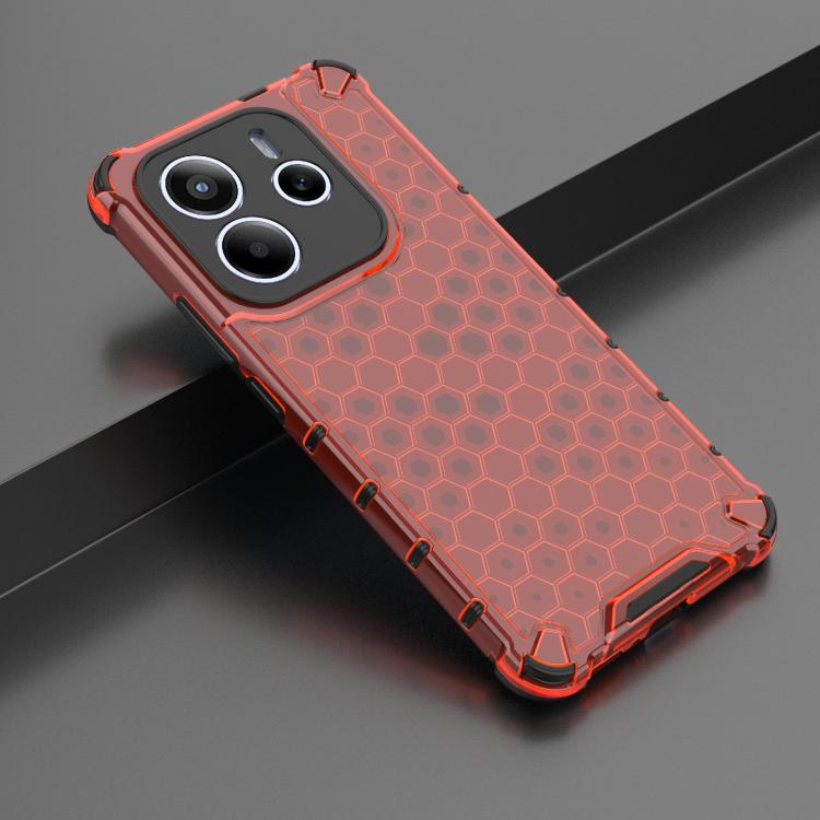 For Redmi Note 14 5G Honeycomb Shockproof Phone Case