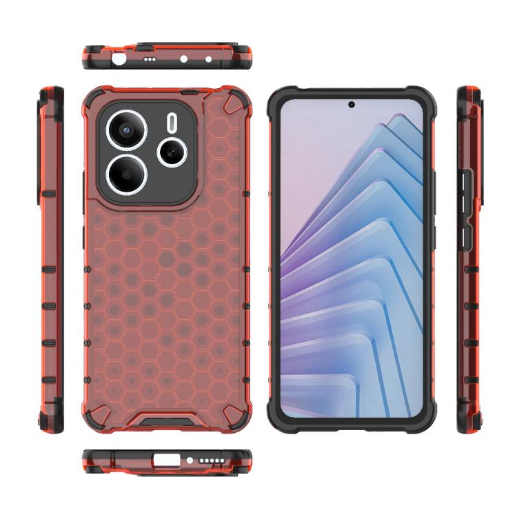 For Redmi Note 14 5G Honeycomb Shockproof Phone Case