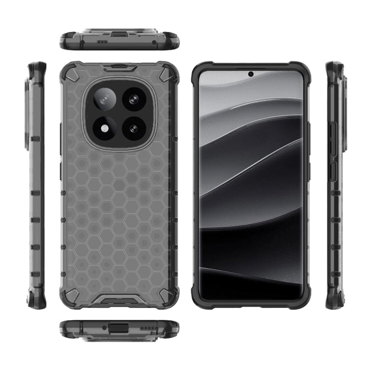 For Redmi Note 14 Pro+ 5G Honeycomb Shockproof Phone Case