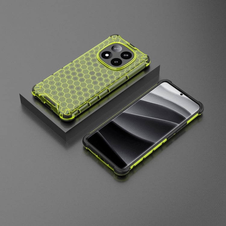 For Redmi Note 14 Pro+ 5G Honeycomb Shockproof Phone Case