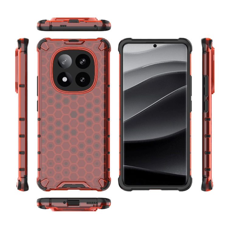 For Redmi Note 14 Pro+ 5G Honeycomb Shockproof Phone Case
